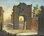 Italiaanse school (XIX) - Arco di Giano (Roma)
