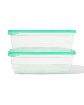 HEMA Vershoudbakjes 2L - 2 stuks, Verzenden, Nieuw