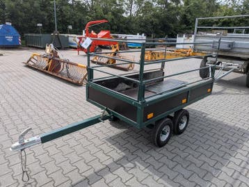 Langzaam verkeer aanhanger, met uitschuifbare achterklep, Nieuw