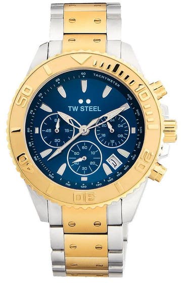 TW Steel VA8 Vanceur Diver horloge 42 mm, Overige merken, Staal, Verzenden, Polshorloge