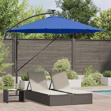 vidaXL Parasol 294 x 294 x 248 cm Polyester en Aluminium, Verzenden, Nieuw, 2 tot 3 meter