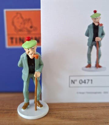 Tintin - Figurine Tintin Carte de voeux 1972 -, Nieuw