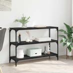 vidaXL Boekenkast Zwart eiken 100 x 33 x 70,5 cm, Huis en Inrichting, Kasten | Boekenkasten, Minder dan 50 cm, Verzenden, Nieuw