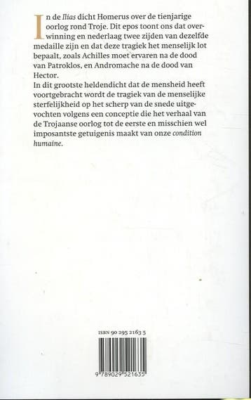 Ilias 9789029521635 Homerus, Boeken, Verzenden, Gelezen, Homerus