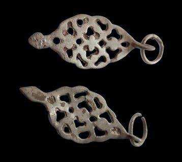 Byzantijns Zilver middeleeuwse oorbellen - typisch, Sieraden, Tassen en Uiterlijk
