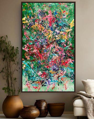 Ivanka Matiss - Green poem N:6 XXL