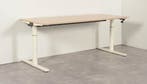 Gispen TM bureau handslinger, gekalkt eiken blad, 180 x 80, Huis en Inrichting, Bureaus, Ophalen of Verzenden, Nieuw
