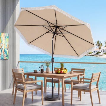 2dekans | Coast parasol met slinger en kantelfunctie - 270, Ophalen of Verzenden, Zo goed als nieuw