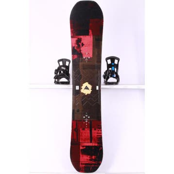 155 snowboard BURTON RADIUS WIDE, black/red, woodcore, FLATt, Verzenden, Gebruikt