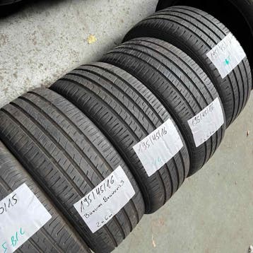 4 x Barum Bravuris 3 195-45-16 Zomerbanden 6mm, Gebruikt, 16 inch, Ophalen of Verzenden, Band(en)