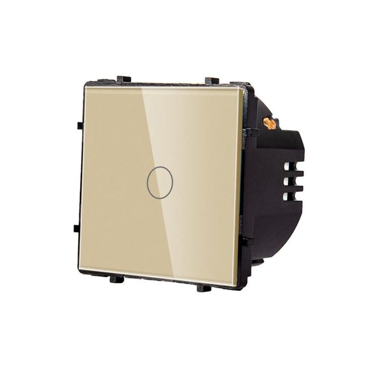 MODULE | TOUCH | GOUD | AAN/UIT | WIFI + RF | SCHAKELAAR, Doe-het-zelf en Verbouw, Elektra en Kabels, Ophalen of Verzenden