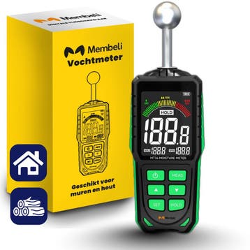 Membeli Vochtmeter - Contactloos & Oplaadbaar - Hout & Muren, Ophalen of Verzenden, Nieuw