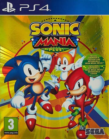 Sonic Mania Plus (incl. Art Book) (PlayStation 4), Spelcomputers en Games, Games | Sony PlayStation 4, Verzenden, Gebruikt