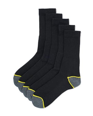HEMA Heren werksokken - 5 paar zwart, Verzenden, Nieuw