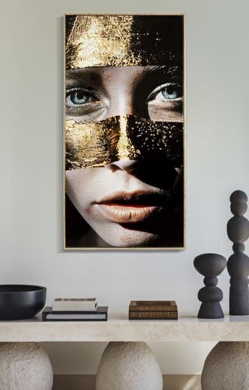 NAIROBI GELAKT CANVAS MET FRAME -B- CM 52X4X102, Ophalen of Verzenden, Nieuw