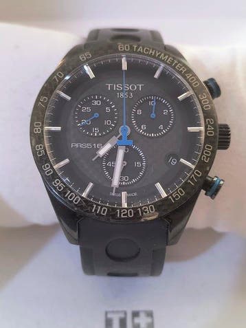 Tissot - PRS 516 Chronograph Carbon - Zonder minimumprijs -, Nieuw