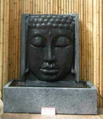 buddha waterornament, boeddha fontein, tuinbeeld, lavasteen, Tuin en Terras, Waterpartijen en Fonteinen, Ophalen of Verzenden
