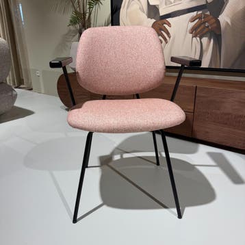 Armstoel Lynn - Roze - Set van 7 - Eleonora, Huis en Inrichting, Ophalen of Verzenden, Nieuw, Modern, Eén