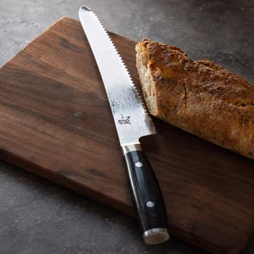 Yaxell Ran Broodmes 27 cm – 69 Lagen Damaststaal – VG10, Ophalen of Verzenden, Nieuw, Overige materialen