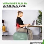 Tunturi Anti Burst Fitness bal met Pomp - Yoga bal 65 cm -, Sport en Fitness, Fitnessmaterialen, Ophalen of Verzenden, Nieuw