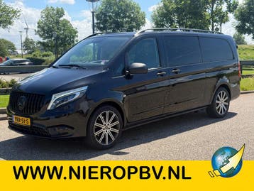 Zakelijke Lease |  Mercedes-Benz Vito TOURER 124CDI Dubbelca, Automaat, Gebruikt, Euro 6, Zwart