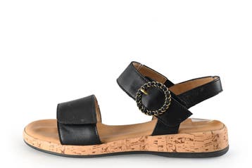Gabor Sandalen in maat 39 Zwart, Verzenden, Zwart, Gabor, Sandalen of Muiltjes