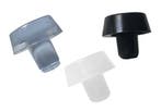 Set van 50 PVC dopjes, pluggen (binnenkant, rond, 6.3 mm, w, Ophalen of Verzenden, Nieuw