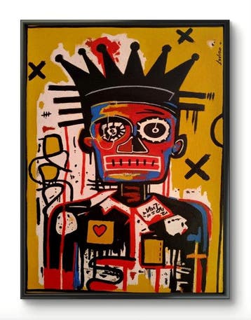 Le Viro (1983) - Rey Mostaza (Original Artwork on canvas)