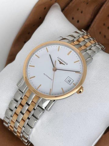 Longines - Elegant Automatic - L4.809.5.12.7 - Unisex -, Sieraden, Tassen en Uiterlijk, Horloges | Antiek