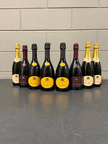 La Montina, 1999 Brut x3, Saten (deg. 90s) x2 & Demi Sec, Nieuw