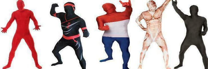 Morphsuits zeer orgineel!!, Kleding | Heren, Carnavalskleding en Feestkleding, Kleding, Nieuw, Ophalen of Verzenden