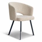 Japandi Bouclé eetkamerstoelen verkijgbaar in 3 kleuren, Verzenden, Nieuw, Stof, Japandi stijl