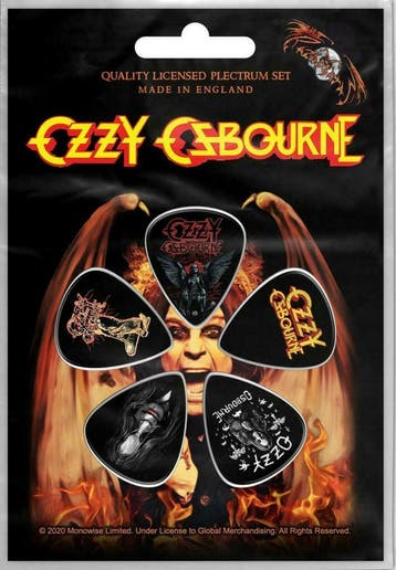 Ozzy Osbourne Black Sabbath Plectrum officiële merchandise, Verzamelen, Ophalen of Verzenden, Nieuw