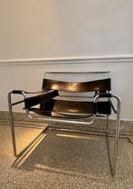 Marcel Breuer - Bureaustoel - Wassily Stoel - Leder, Antiek en Kunst, Antiek | Meubels | Stoelen en Banken