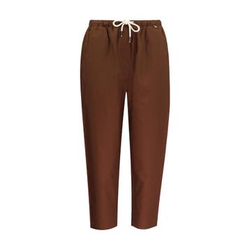 Verysimple • bruine driekwart broek • 34 (IT40), Kleding | Dames, Broeken en Pantalons, Bruin, Verzenden, Verysimple, Nieuw