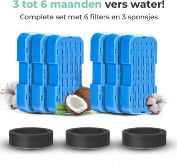 Cellavi 3 in 1 Waterfilters &amp; Filtersponsjes voor, Ophalen of Verzenden, Zo goed als nieuw