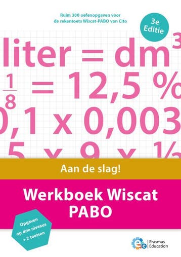 Werkboek Wiscat Pabo 9789082792973, Boeken, Studieboeken en Cursussen, Zo goed als nieuw
