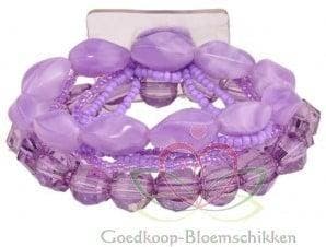 Corsage Polscorsage-armband Potpourri Lila Handmade, Ophalen of Verzenden, Nieuw