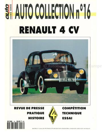 1993 AUTO COLLECTION MAGZINE 16 FRANS, Boeken, Nieuw, Renault, Author