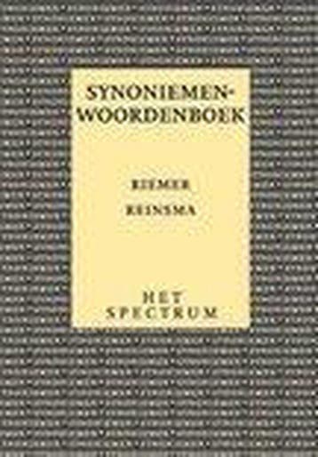 SYNONIEMENWOORDENBOEK - Riemer Reinsma 9789027422057, Verzenden, Gelezen, Riemer Reinsma
