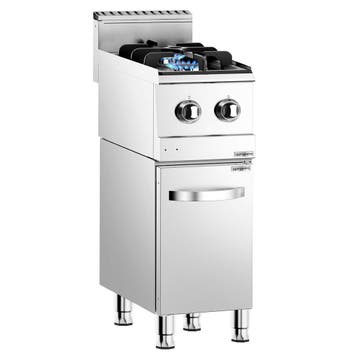 GGM Gastro | Gasfornuis - 400x600x900mm - 6,5 kW - 2-pits |, Verzenden