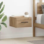 vidaXL Nachtkastje artisanaal eikenkleurig 35 x 35 x 20 cm, Huis en Inrichting, Kasten | Overige, Verzenden, Nieuw