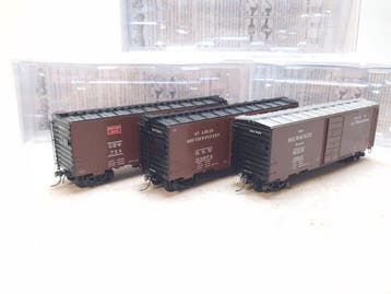 Kadee H0 - 4052/4075/5010 - Modeltrein goederenwagonset (3), Nieuw