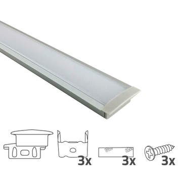 Aluminium ledstrip profielen 1 t/m 4 meter, Doe-het-zelf en Verbouw, Elektra en Kabels, Verzenden, Nieuw, Overige typen