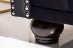 Bank CHESTERFIELD 205 cm, binnenvering, 3-zits, fluweel,, Ophalen of Verzenden, Nieuw