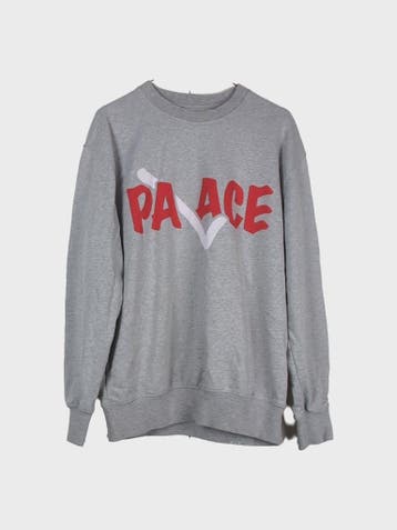 Palace Sweatshirts Heren maat M Grijs, Palace, Maat 48/50 (M), Ophalen of Verzenden, Zo goed als nieuw