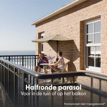 2dekans | LifeGoods Balkon Parasol - Tuin - 270x135 cm -, Ophalen of Verzenden, Zo goed als nieuw