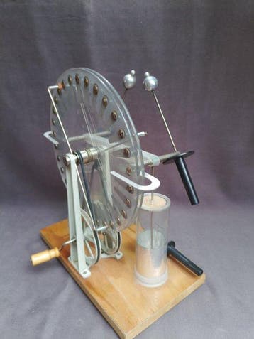 Onderwijs/demonstratiemodel - staal, hout, kunststof, glas -