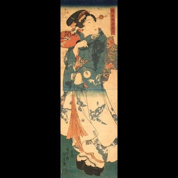Gelukkige gebruiken van vrouwen in Japan — verticale diptych