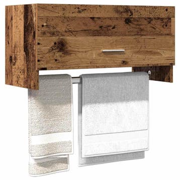 vidaXL Kledingkast 70x32,5x35 cm bewerkt hout oud, Huis en Inrichting, Kasten | Kledingkasten, Verzenden, Nieuw